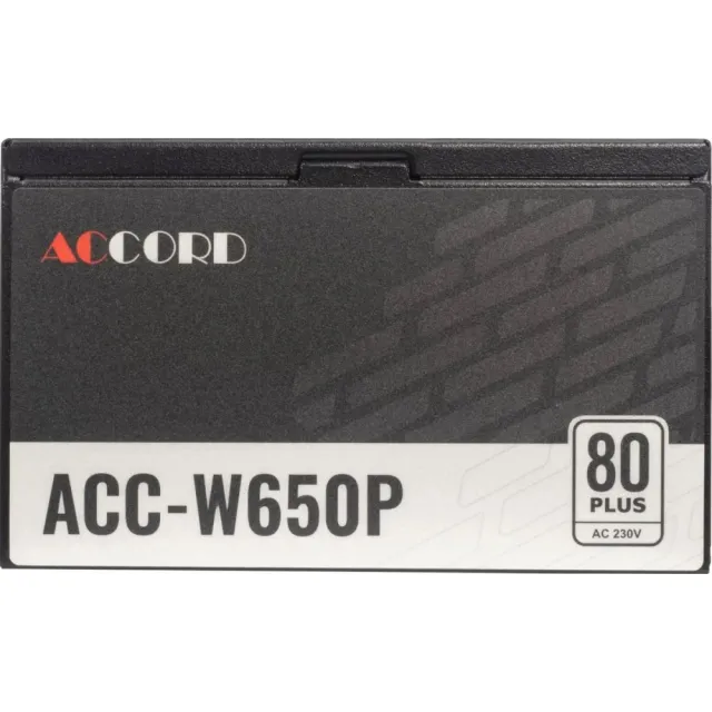 Блок питания для компьютера ACCORD ATX 650W ACC-W650P 80PLUS WHITE