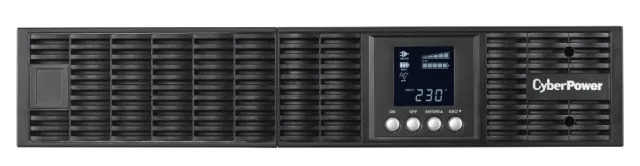 ИБП CyberPower OLS3000ERT2U, 3000VA/2700W, 2U, ONLN, SIN, LCD, USB, RS232, RJ45/11, SL, EPO, C13x8,