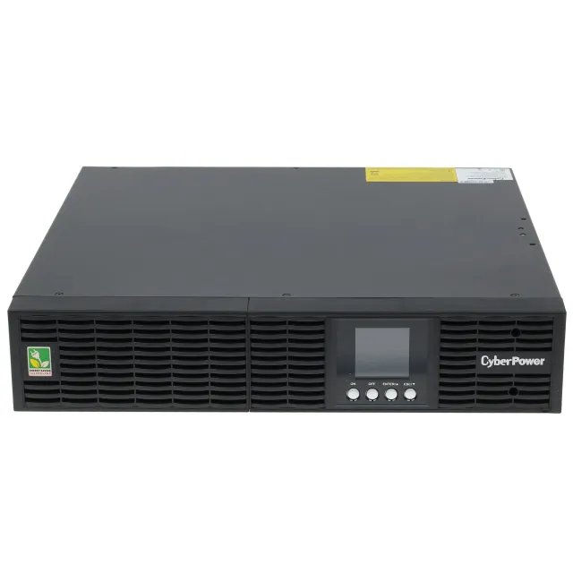 ИБП CyberPower OLS1000ERT2U, 1000VA/900W, 2U, ONLN, SIN, LCD, USB, RS232, RJ45/11, SL, EPO, C13x6