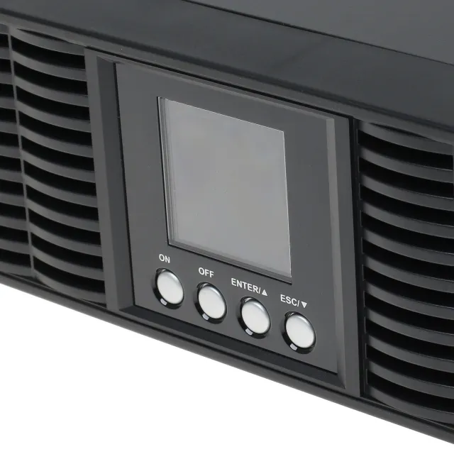 ИБП CyberPower OLS1000ERT2U, 1000VA/900W, 2U, ONLN, SIN, LCD, USB, RS232, RJ45/11, SL, EPO, C13x6