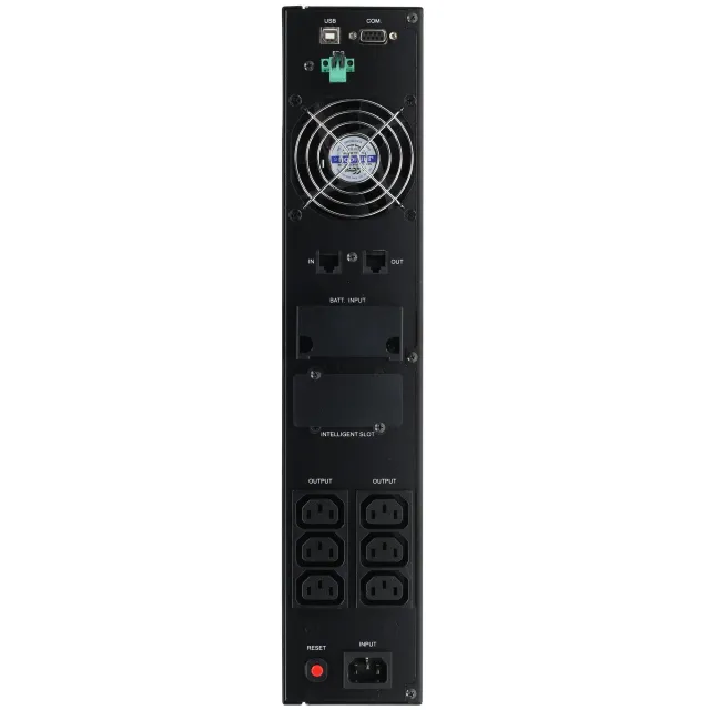 ИБП CyberPower OLS1000ERT2U, 1000VA/900W, 2U, ONLN, SIN, LCD, USB, RS232, RJ45/11, SL, EPO, C13x6