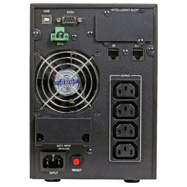 ИБП CyberPower OLS1500E, 1500VA/1350W, ONLN, SIN, LCD, USB, RS232, RJ45/11, SL, EPO, C13x4