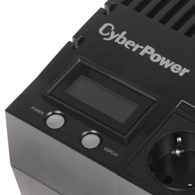 ИБП CyberPower BR1200ELCD, 1200VA/720W, L-INT, A.SIN, LCD, USB, CHRG, RJ45/11, SCHUKOx8