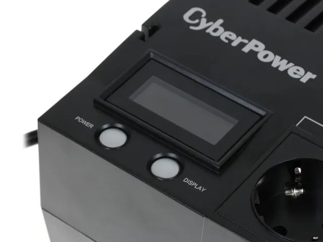 ИБП CyberPower BR1000ELCD, 1000VA/600W, L-INT, A.SIN, LCD, USB, CHRG, RJ45/11, SCHUKOx8