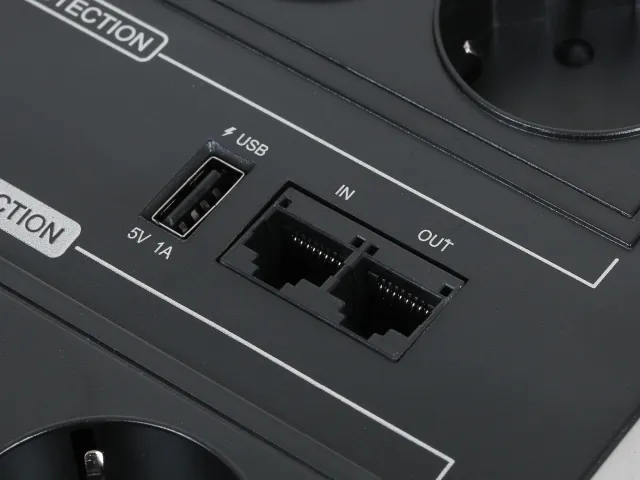 ИБП CyberPower BR1000ELCD, 1000VA/600W, L-INT, A.SIN, LCD, USB, CHRG, RJ45/11, SCHUKOx8