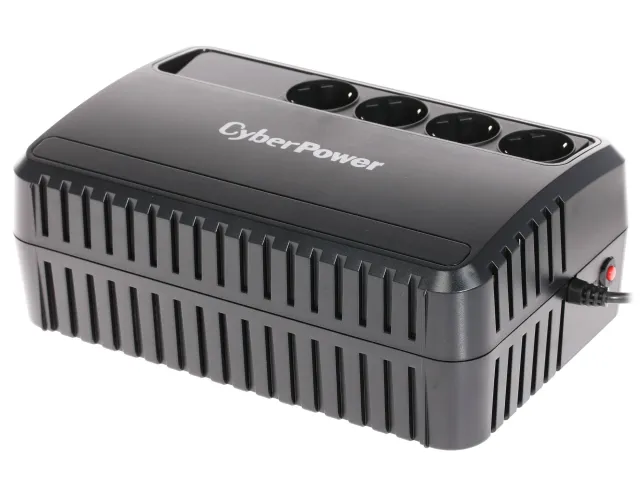 ИБП CyberPower BU1000E, 1000VA/600W, L-INT, A.SIN, LED, SCHUKOx4