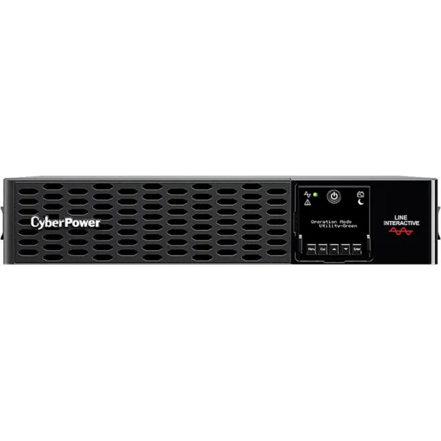 ИБП CyberPower PR1000ERTXL2U, 1000VA/1000W, 2U, L-INT, SIN, LCD, USB, RS232, RJ45/11, SL, EPO, C13x1