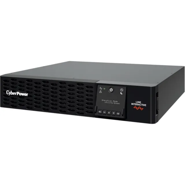 ИБП CyberPower PR1000ERTXL2U, 1000VA/1000W, 2U, L-INT, SIN, LCD, USB, RS232, RJ45/11, SL, EPO, C13x1