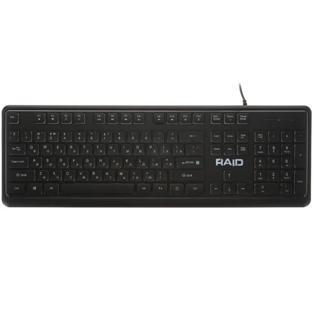 Клавиатура проводная игровая DEFENDER Raid GK-778DL RU, Rainbow,104 кнопки