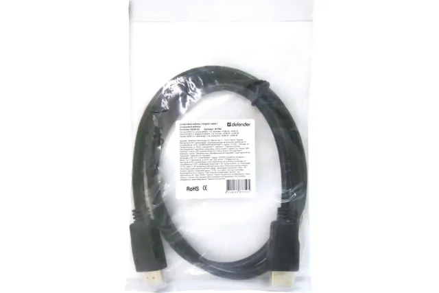 Кабель цифровой DEFENDER HDMI-03 HDMI M-M, ver 1.4, 1.0 м