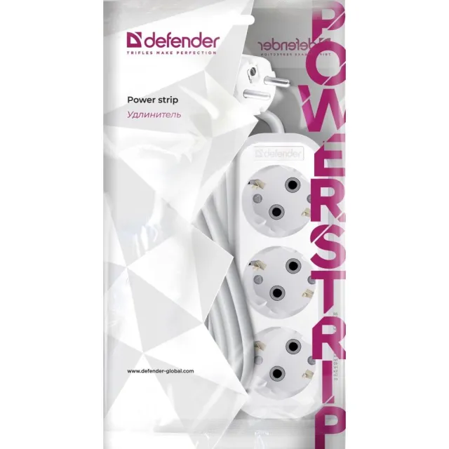 Удлинитель с заземлением DEFENDER R330 16 А,7 м