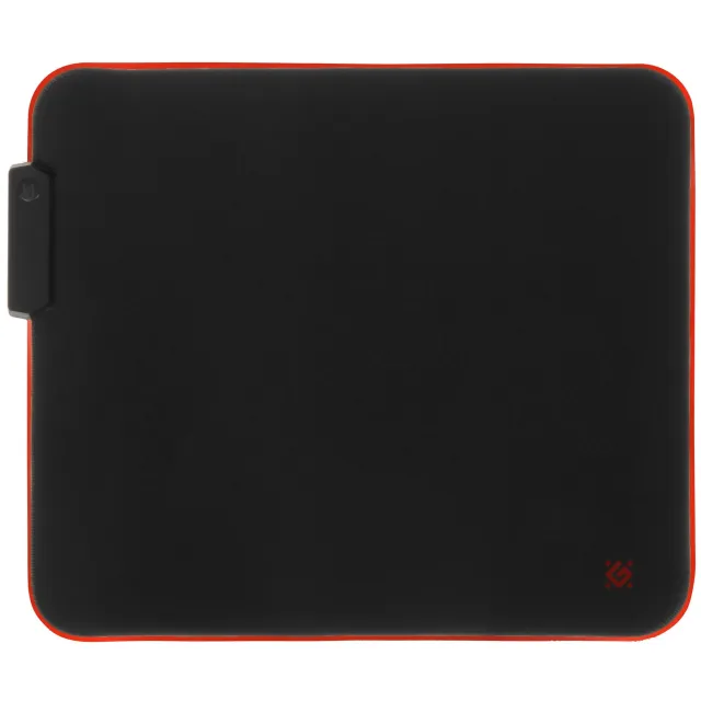 Коврик игровой DEFENDER черный L Light 350*300*4 мм, RGB