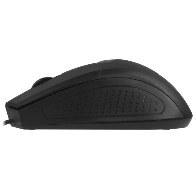 Мышь проводная оптическая DEFENDER Optimum MB-270 PRO:черн,3кн,1200dpi,1.8м,тефл