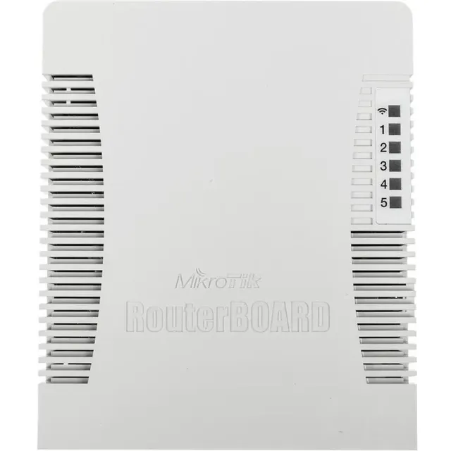 Беспроводной маршрутизатор MIKROTIK RB951Ui-2HnD, 802.11b/g/n, 5*10/100 LAN, USB, PoE