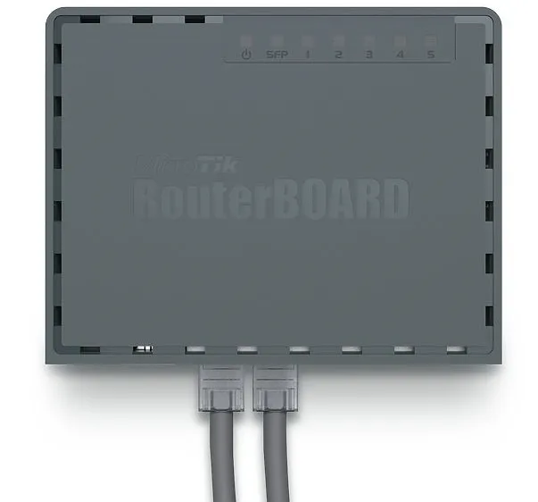 Коммутатор MIKROTIK hEX S RB760iGS 5*10/100/1000 LAN, 1*PoE, 1*SFP