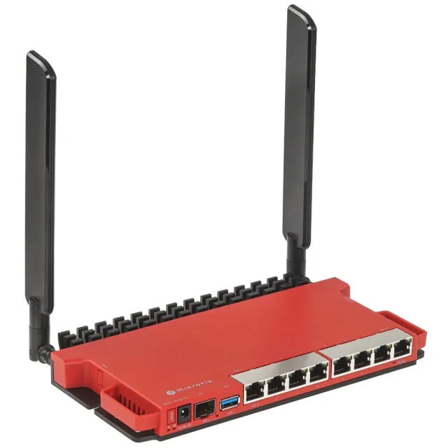Беспроводной маршрутизатор MIKROTIK L009UIGS-2HAXD-IN, 802.11b/g/n/ax, 8*10/100/1000 LAN, 1*PoE, SFP