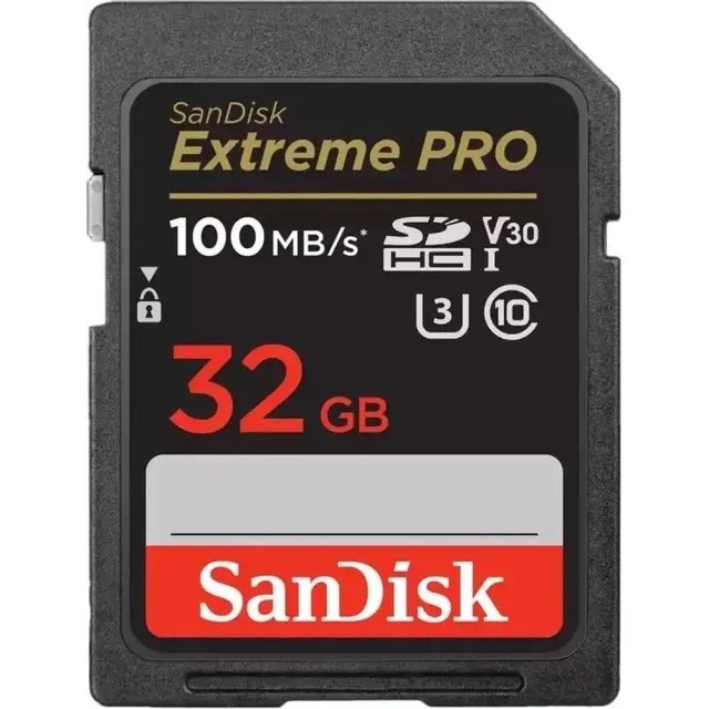 Карта памяти SanDisk Extreme Pro SDHC SDSDXXO-032G-GSCIN 32GB UHS Class 3, Video Class 30