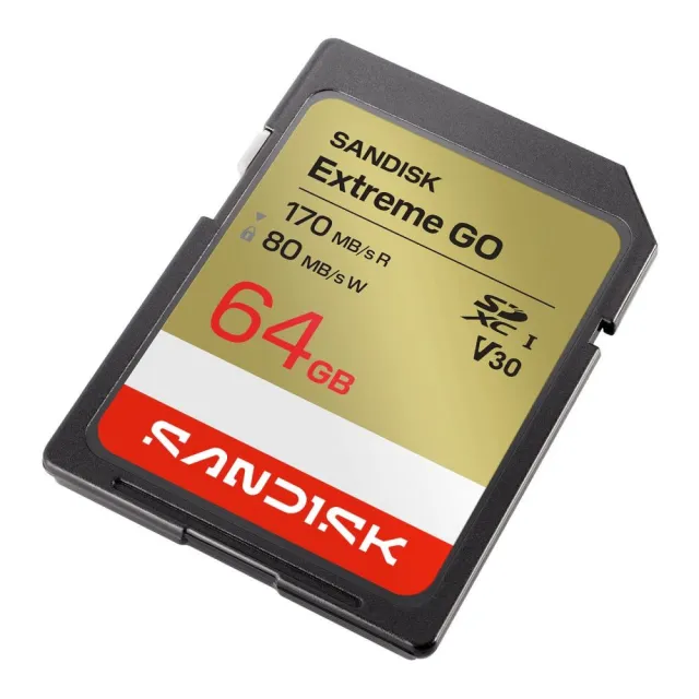 Карта памяти SanDisk Extreme GO SDXC SDSDXGN-064G-GNCIN 64GB Class 10, UHS Class 3, Video Class 30