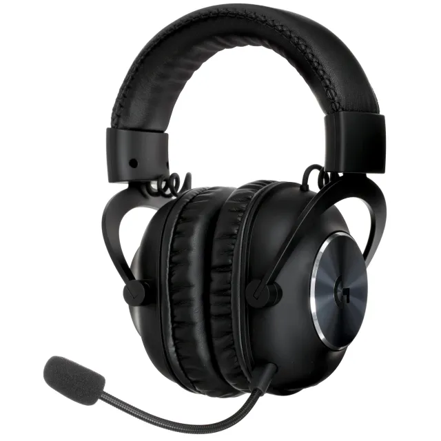 Гарнитура игровая беспроводная Logitech G Pro X Wireless черный (981-000908)