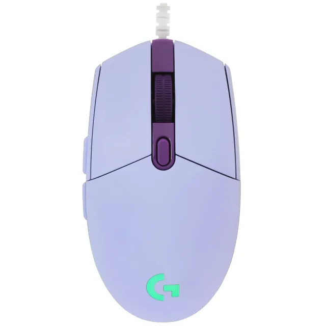 Мышь игровая проводная Logitech G102 Lightsync фиолетовый (910-005857)