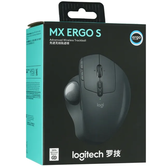 Мышь беспроводная (трекбол) Logitech MX ERGO S черный (910-007263)