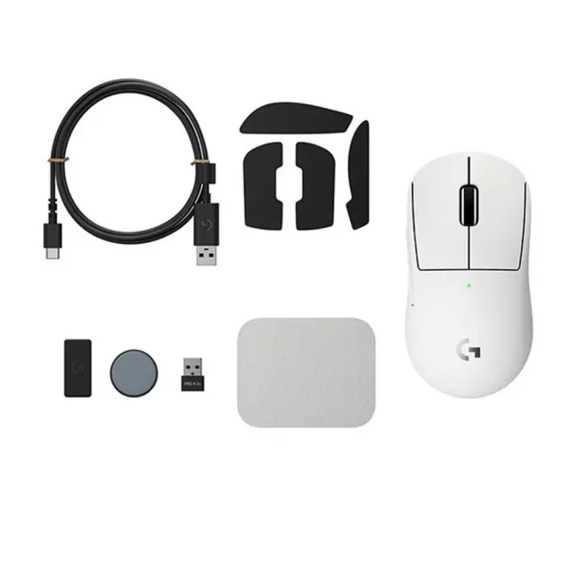 Мышь игровая беспроводная Logitech G PRO X Superlight 2C белый (910-007542)