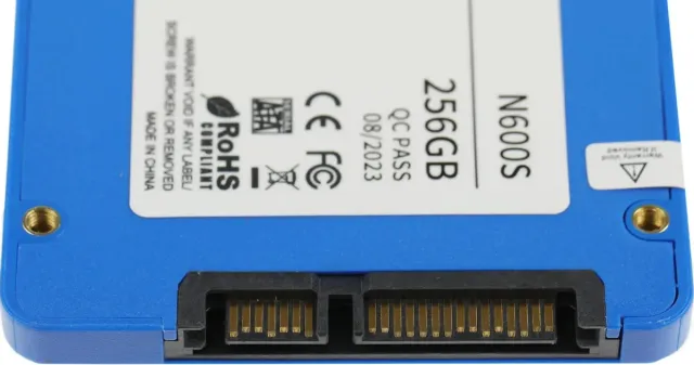 Твердотельный накопитель Netac SSD 256GB NT01N600S-256G-S3X 2.5 SATAIII 3D NAND R/W up to 540/490MB/