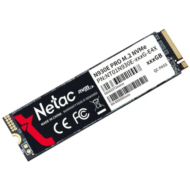 Твердотельный накопитель Netac SSD 128Gb NT01N930E-128G-E4X PCIe 3 x4 M.2 2280 NVMe 3D NAND