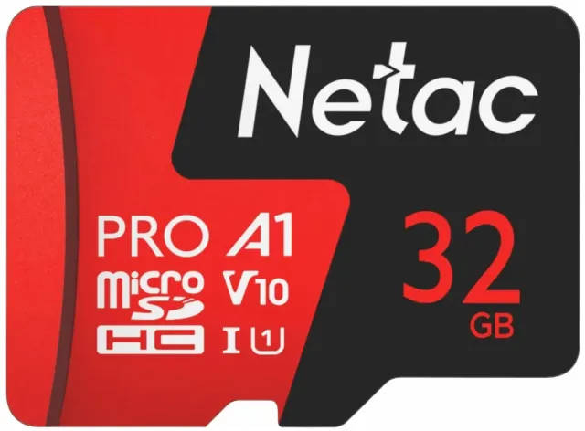 Карта памяти Netac Pro MicroSDHS NT02P500PRO-032G-S 32GB A1 V10 U1 C10