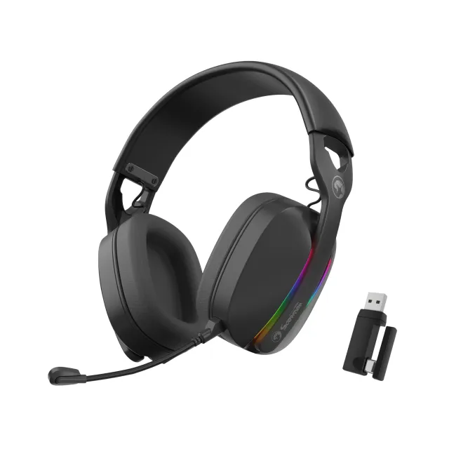 Гарнитура беспроводная игровая Marvo Pulz 70W Черный