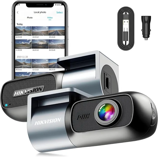 Видеорегистратор автомобильный Hikvision AE-DC2018-D1 / 1080P/WIFI/F2.0/APP