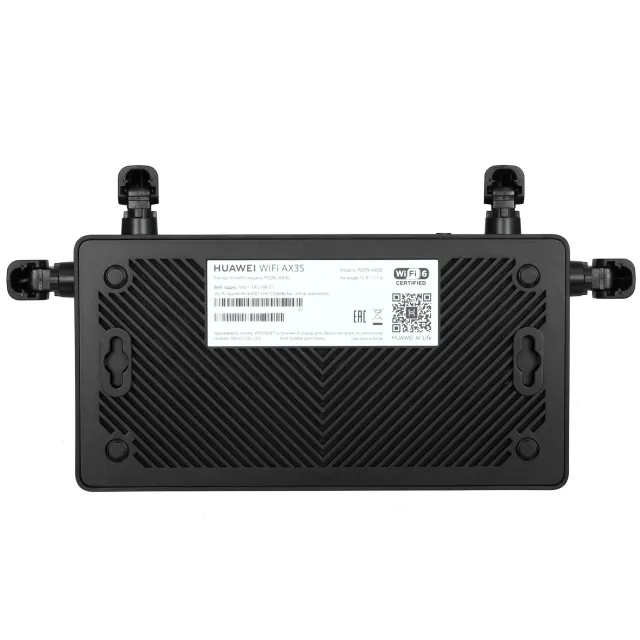 Роутер Huawei AX3S Dual Core 4 LAN 1000 Мбит/с IPv6 PSDN-AX30 черный 53030CSU