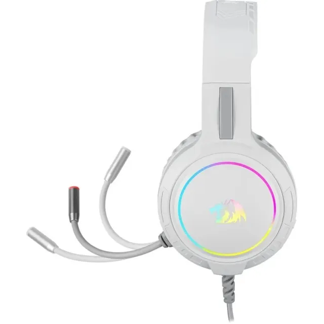 Гарнитура игровая Redragon Mento RGB, 3.5мм, белые