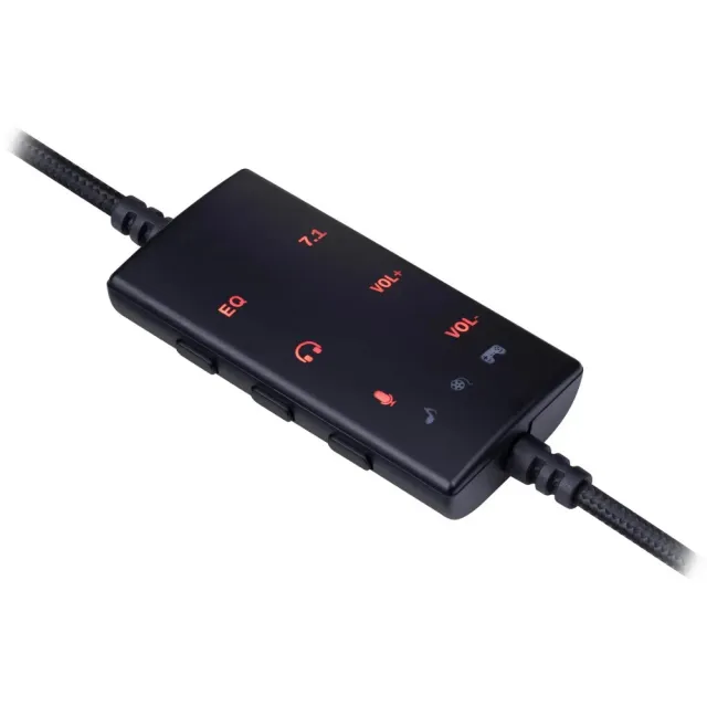 Гарнитура игровая DEFENDER Aurora 7.1 звук,USB,черный