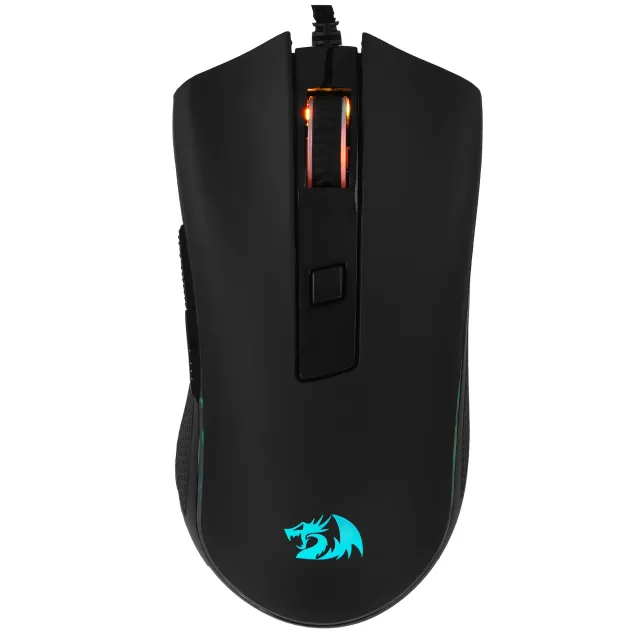 Мышь проводная игровая DEFENDER черн,RGB,6кн,12800dpi