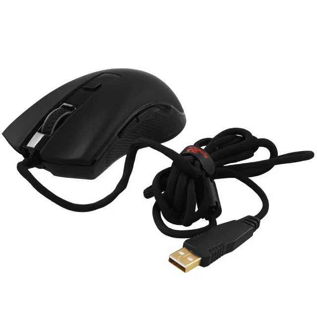 Мышь проводная игровая DEFENDER черн,RGB,6кн,12800dpi