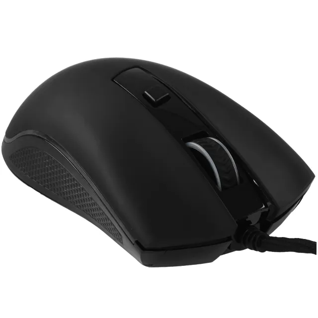 Мышь проводная игровая DEFENDER черн,RGB,6кн,12800dpi