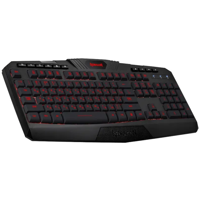 Клавиатура беспроводная Redragon Harpe Wireless (Харп БП) RU,RGB,2.4G+BT,черная,мембран.