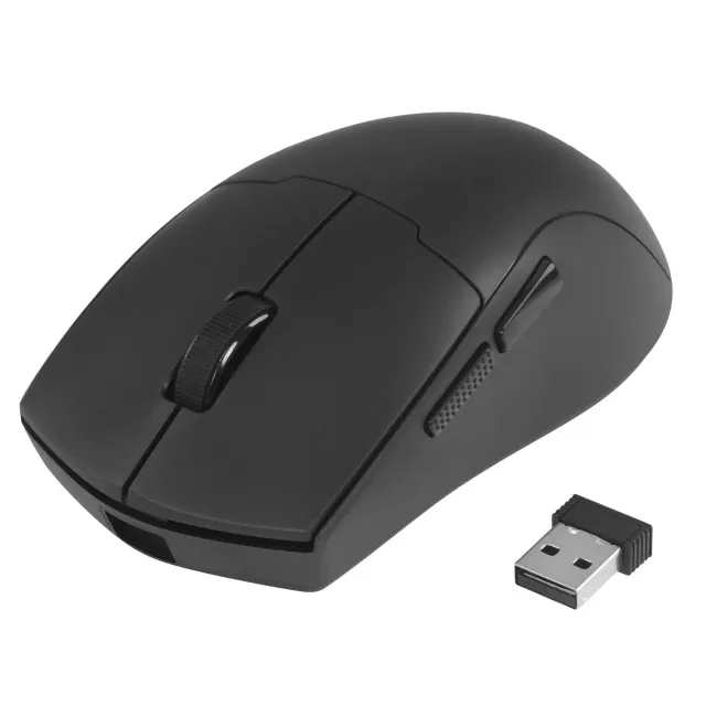Мышь беспроводная игровая DEFENDER 1ng Max черн,легк.,провод/2.4G/BT,1К