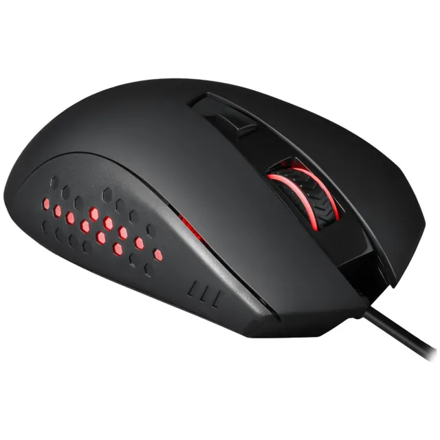 Мышь проводная игровая Redragon Gainer (Гейнер) черный,6 кнопок,3200dpi