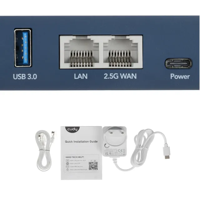 Маршрутизатор Wi-Fi 6 Cudy TR3000, AX3000, 2,5 Гбит/с (WAN) + 1 Гбит/с (LAN)1 USB 3.0, Mesh