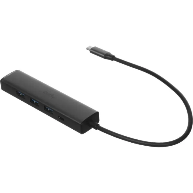 Концентратор USB Type-C Cudy UH605, 1x10/100/1000 Мбит/с, 3хUSB-A 3.2, питание Type-C, без БП