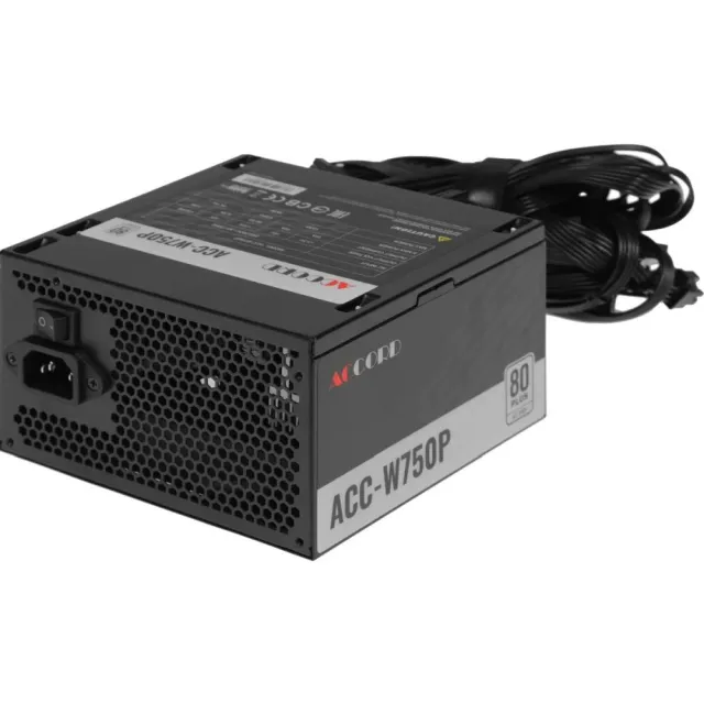 Блок питания для компьютера ACCORD ATX 750W ACC-W750P 80PLUS WHITE