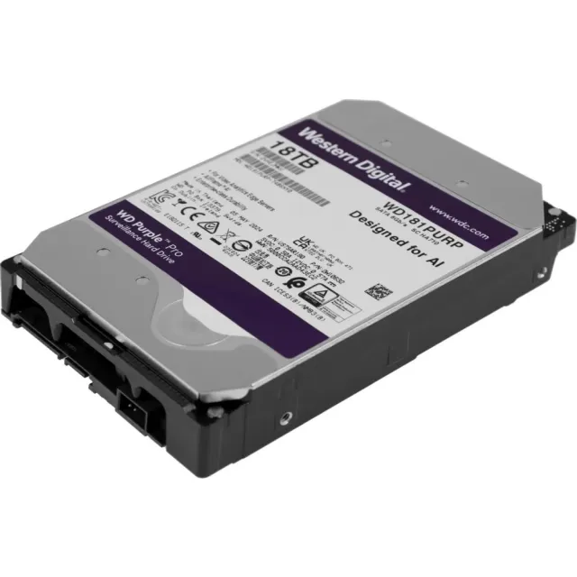 Жесткий диск WD Purple PRO 18TB 3.5" 7200RPM 512MB SATA DV AI WD181PURP