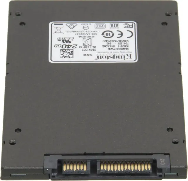 Твердотельный накопитель Kingston SSD 240GB SA400S37/240G 2.5" 7mm, SATA3, 3D TLC (12мес)