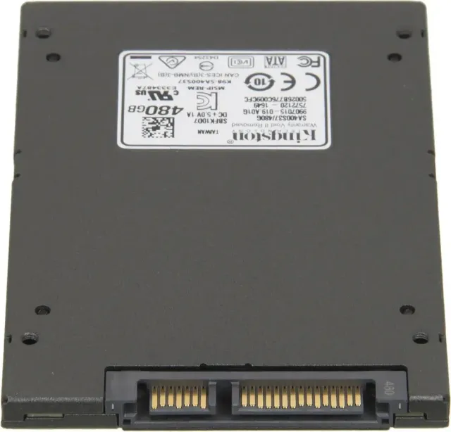 Твердотельный накопитель Kingston SSD 480Gb SA400S37/480G 2.5" 7mm, SATA3, 3D TLC, R/W