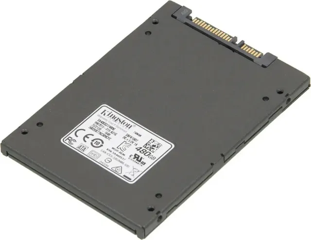 Твердотельный накопитель Kingston SSD 480Gb SA400S37/480G 2.5" 7mm, SATA3, 3D TLC, R/W