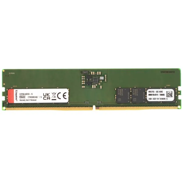 Оперативная память Kingston DDR5 16GB 5600Mhz DIMM CL46 KVR56U46BS8-16