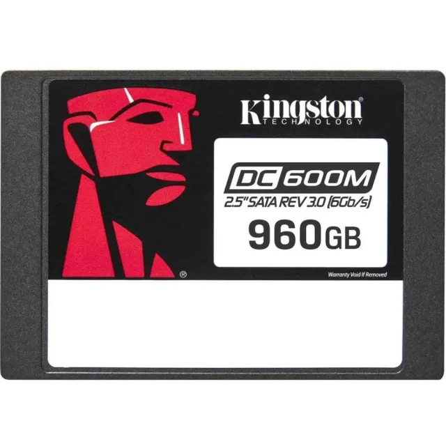 Твердотельный накопитель Kingston SSD 960GB SEDC600M/960G 2.5" 7mm, SATA3, 3D TLC, R/W 560/530MB/s,