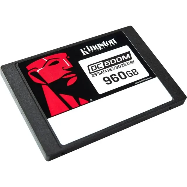 Твердотельный накопитель Kingston SSD 960GB SEDC600M/960G 2.5" 7mm, SATA3, 3D TLC, R/W 560/530MB/s,